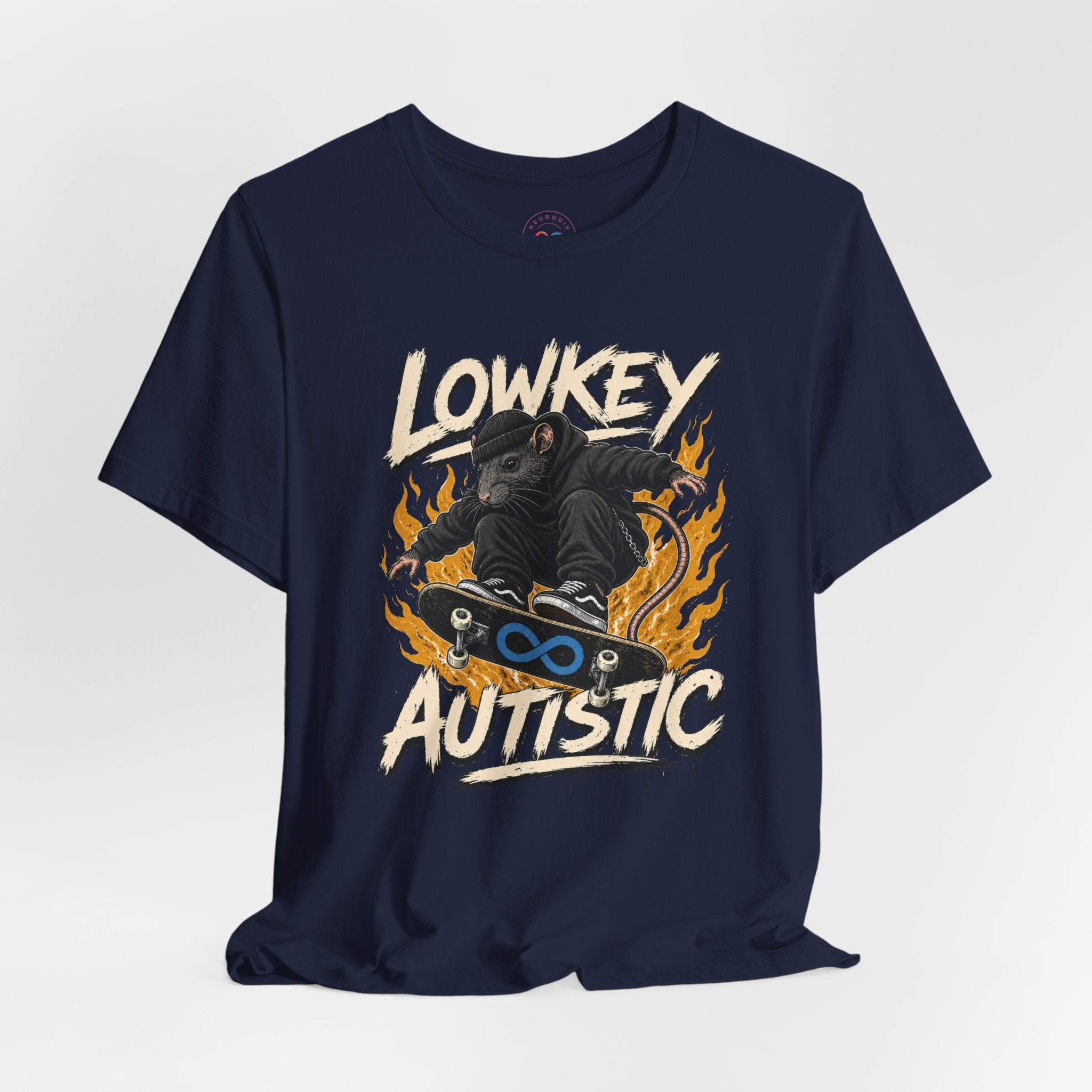 Lowkey Autistic Skate Rat | T-Shirt