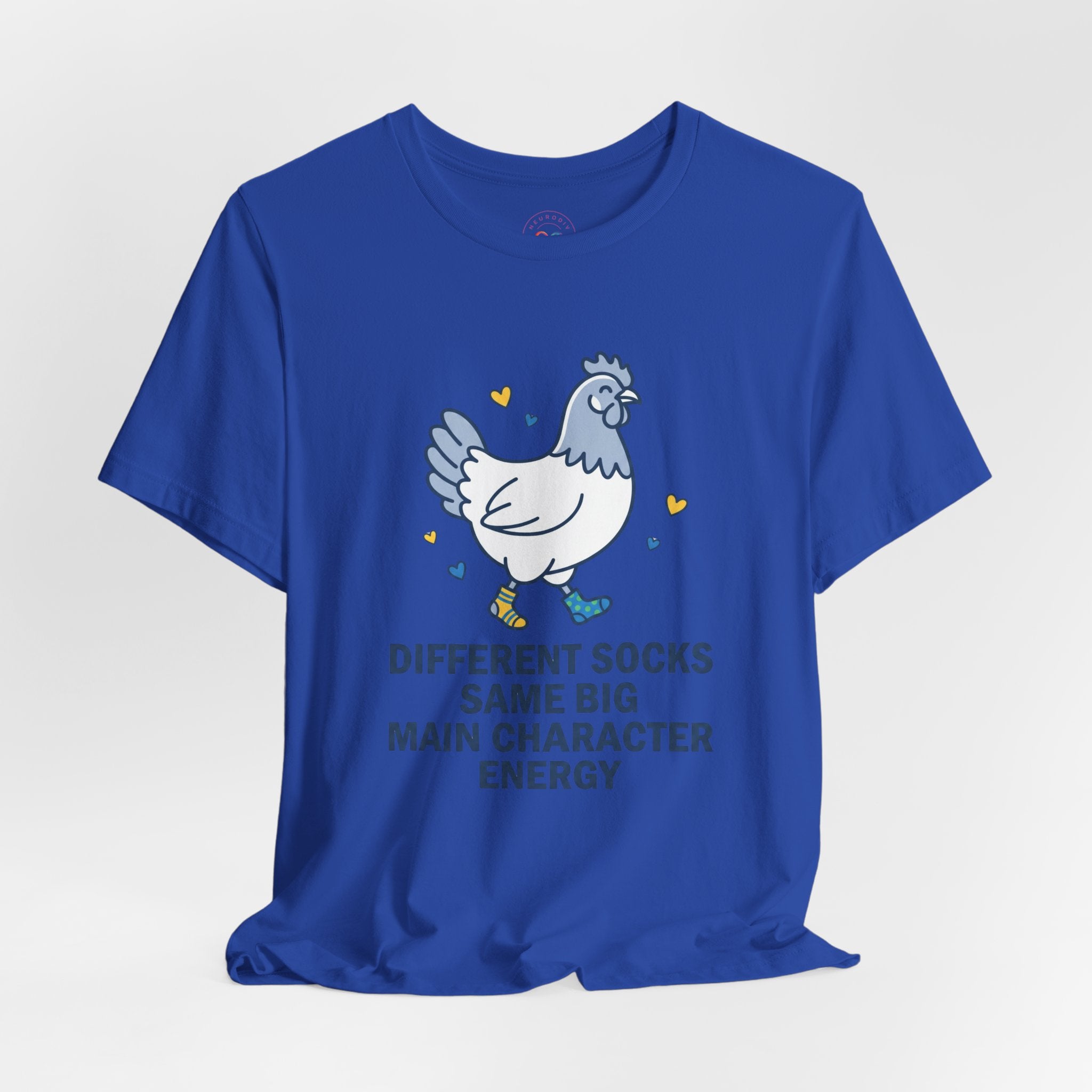 Different Socks Same Main Character Energy | T-Shirt