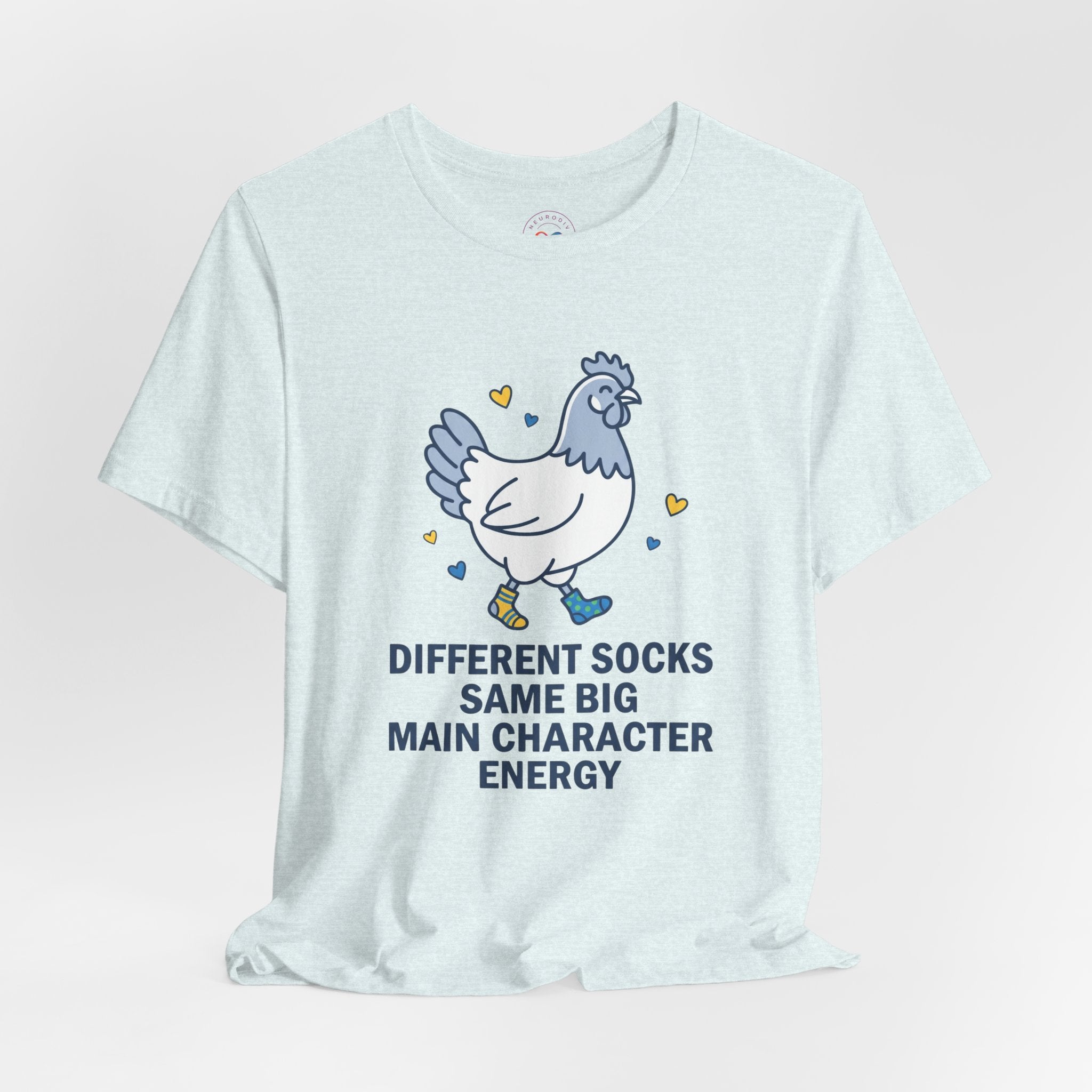 Different Socks Same Main Character Energy | T-Shirt