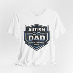 Autism Dad Shield Strength Pride | T-Shirt