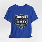 Autism Dad Shield Strength Pride | T-Shirt