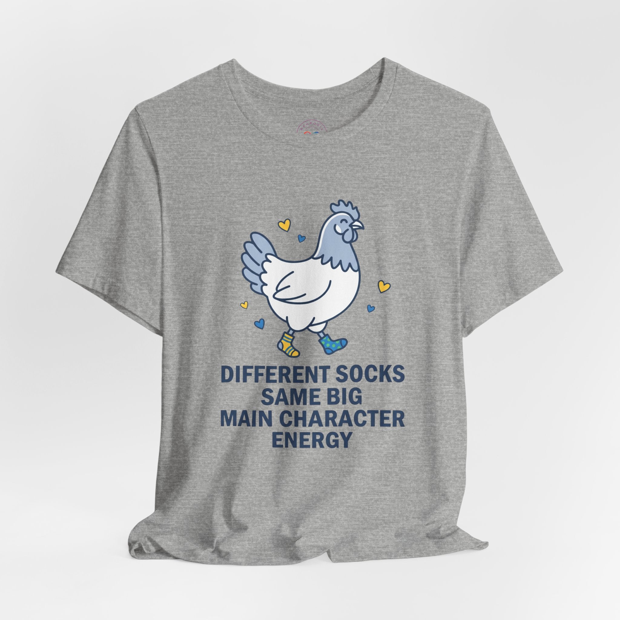 Different Socks Same Main Character Energy | T-Shirt