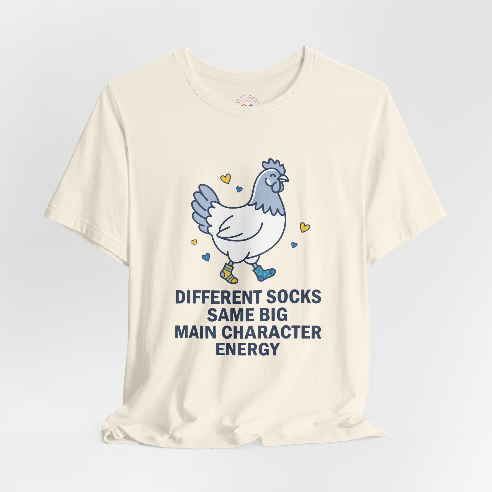 Different Socks Same Main Character Energy | T-Shirt