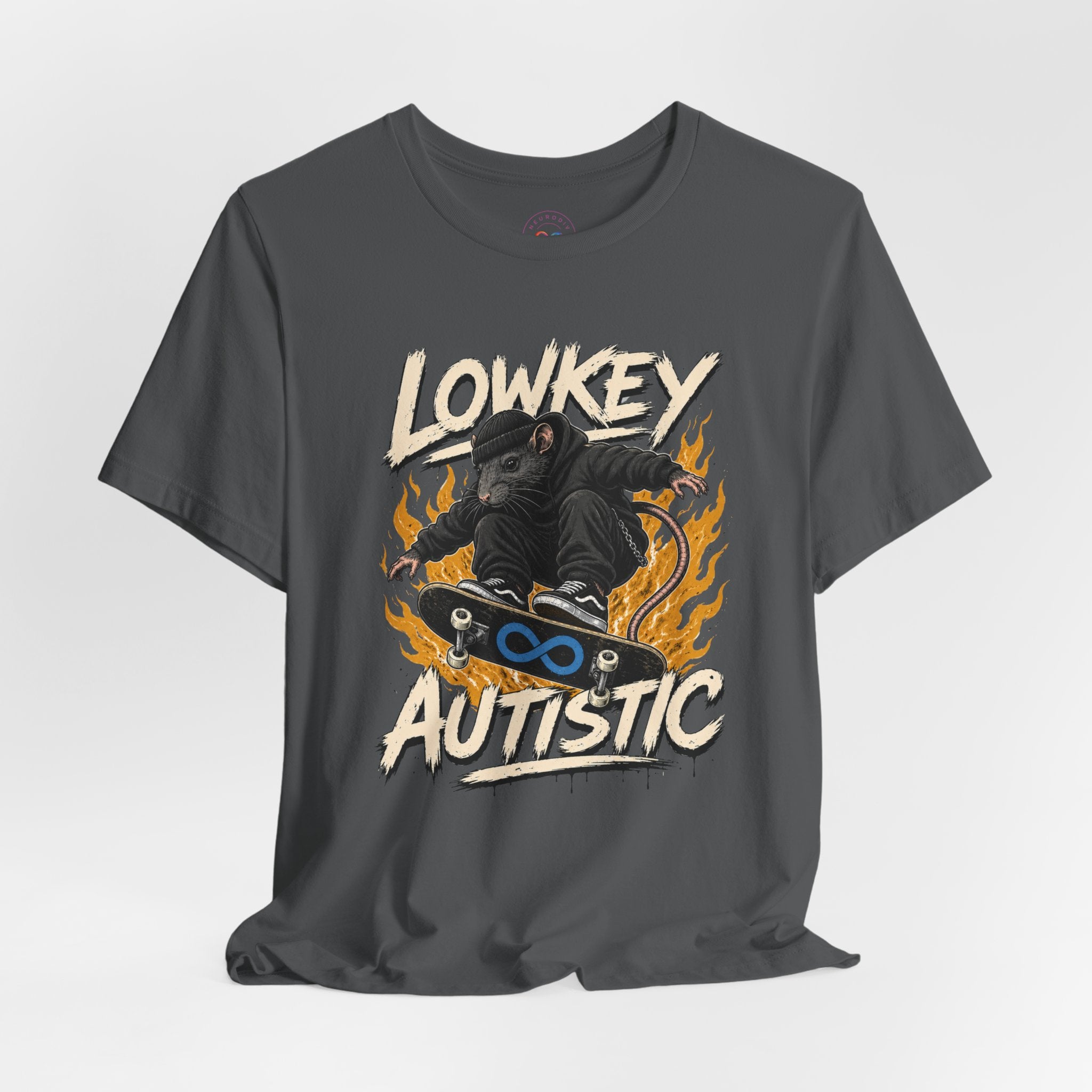 Lowkey Autistic Skate Rat | T-Shirt