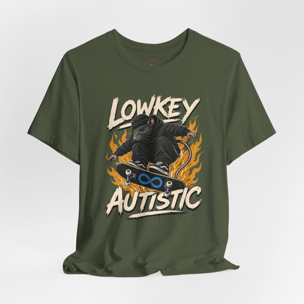 Lowkey Autistic Skate Rat | T-Shirt