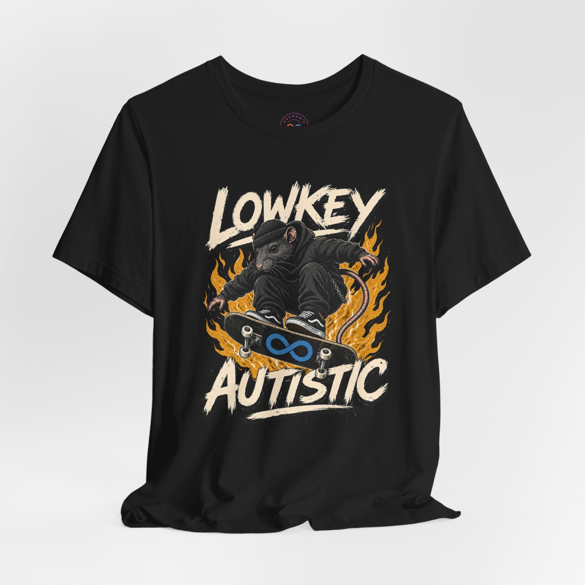 Lowkey Autistic Skate Rat | T-Shirt