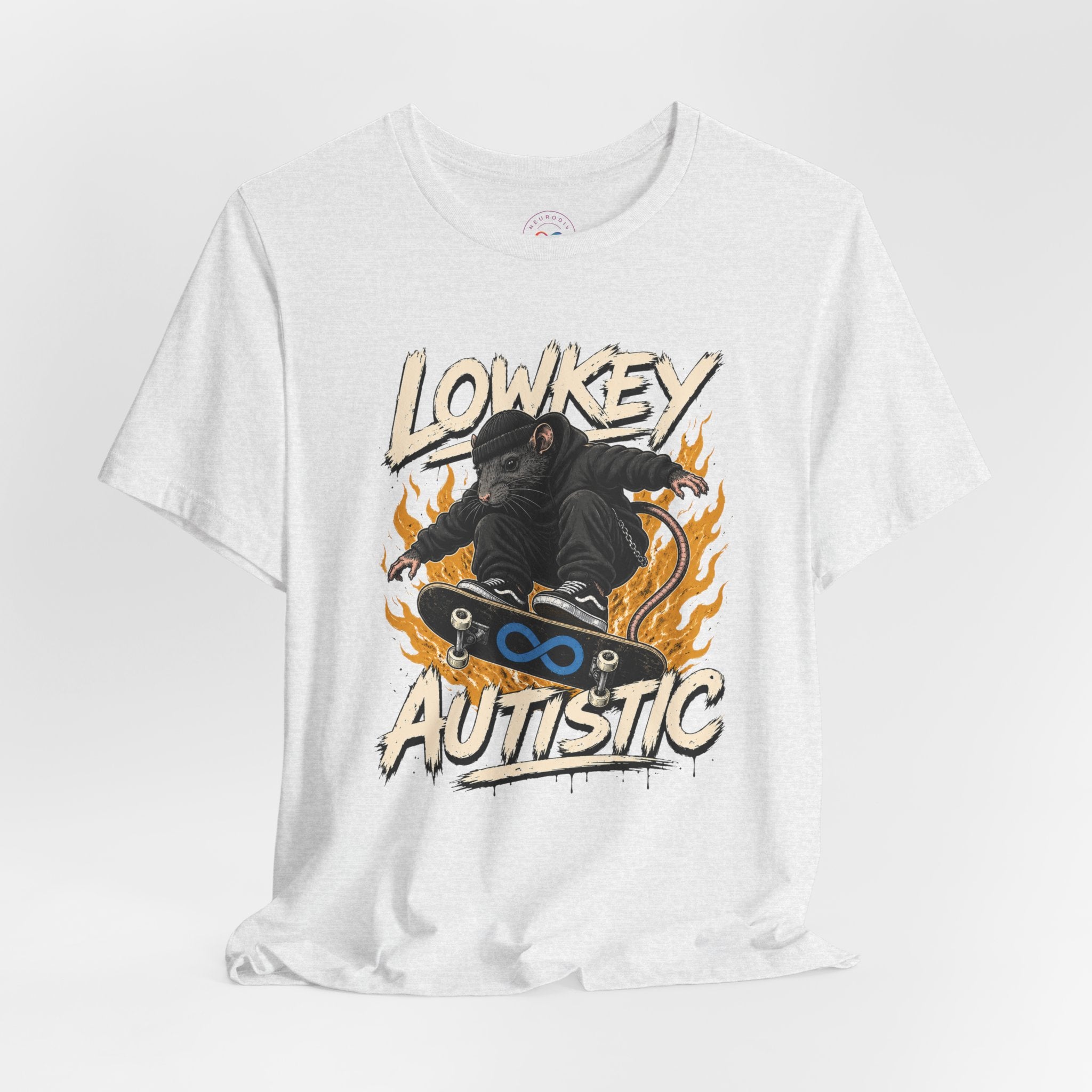 Lowkey Autistic Skate Rat | T-Shirt