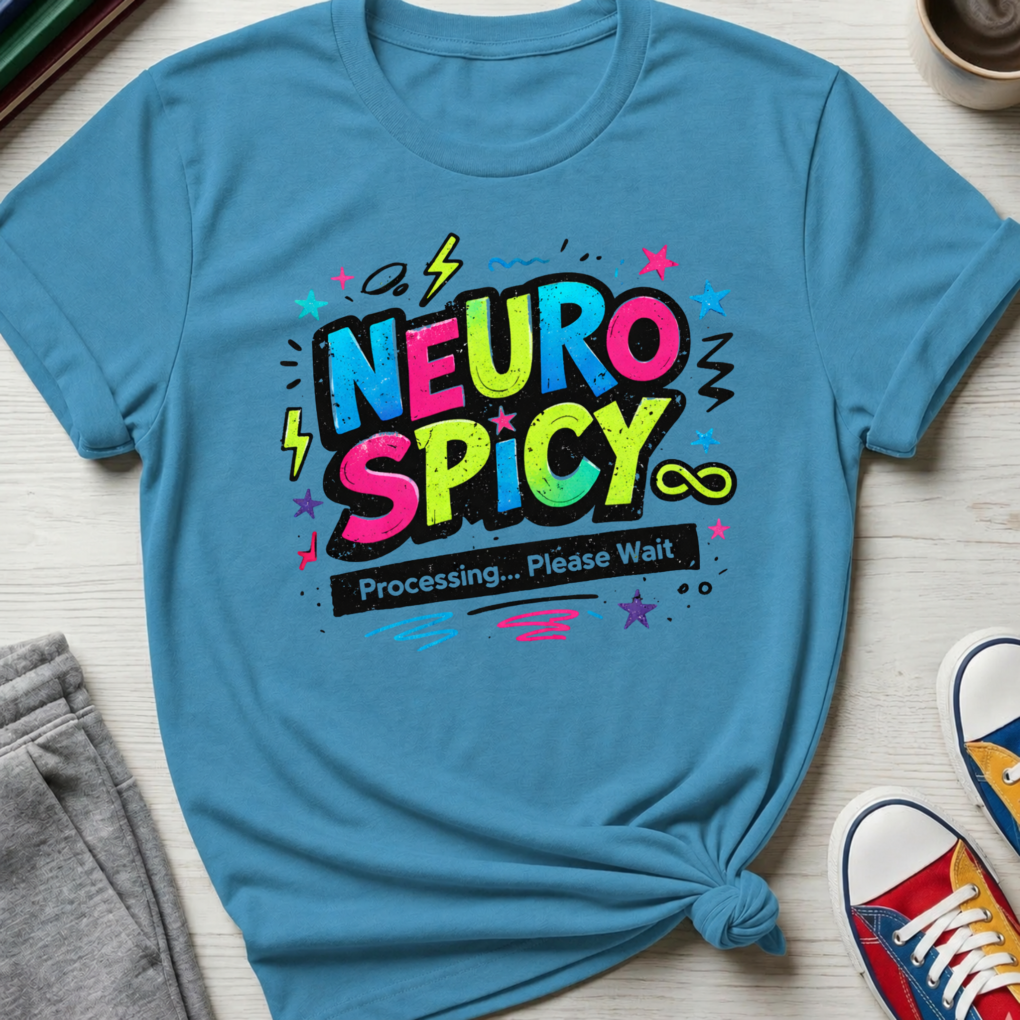 Neuro Spicy Processing Please Wait | T-Shirt
