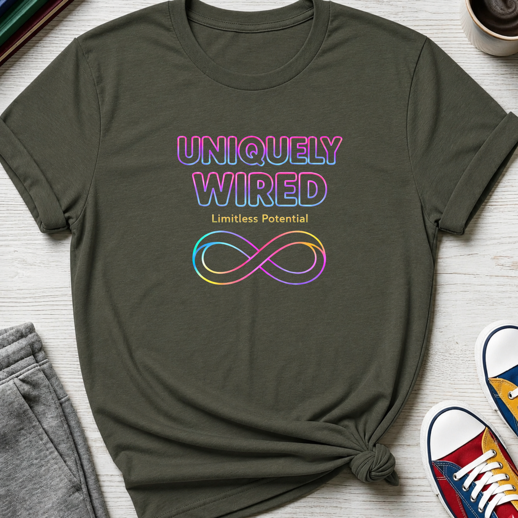 Neurodiv Uniquely Wired | T-Shirt