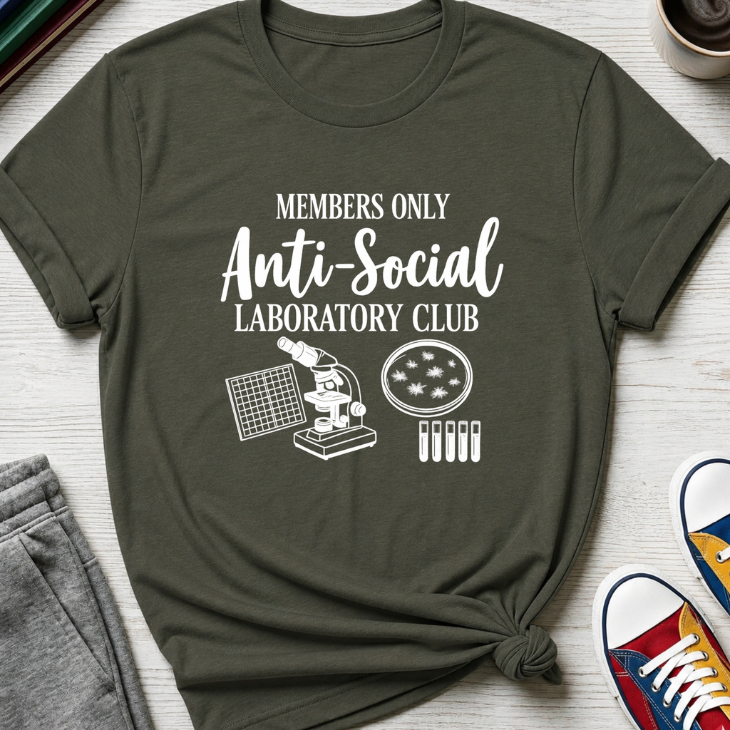 Anti-Social Laboratory Club | T-Shirt-Dark