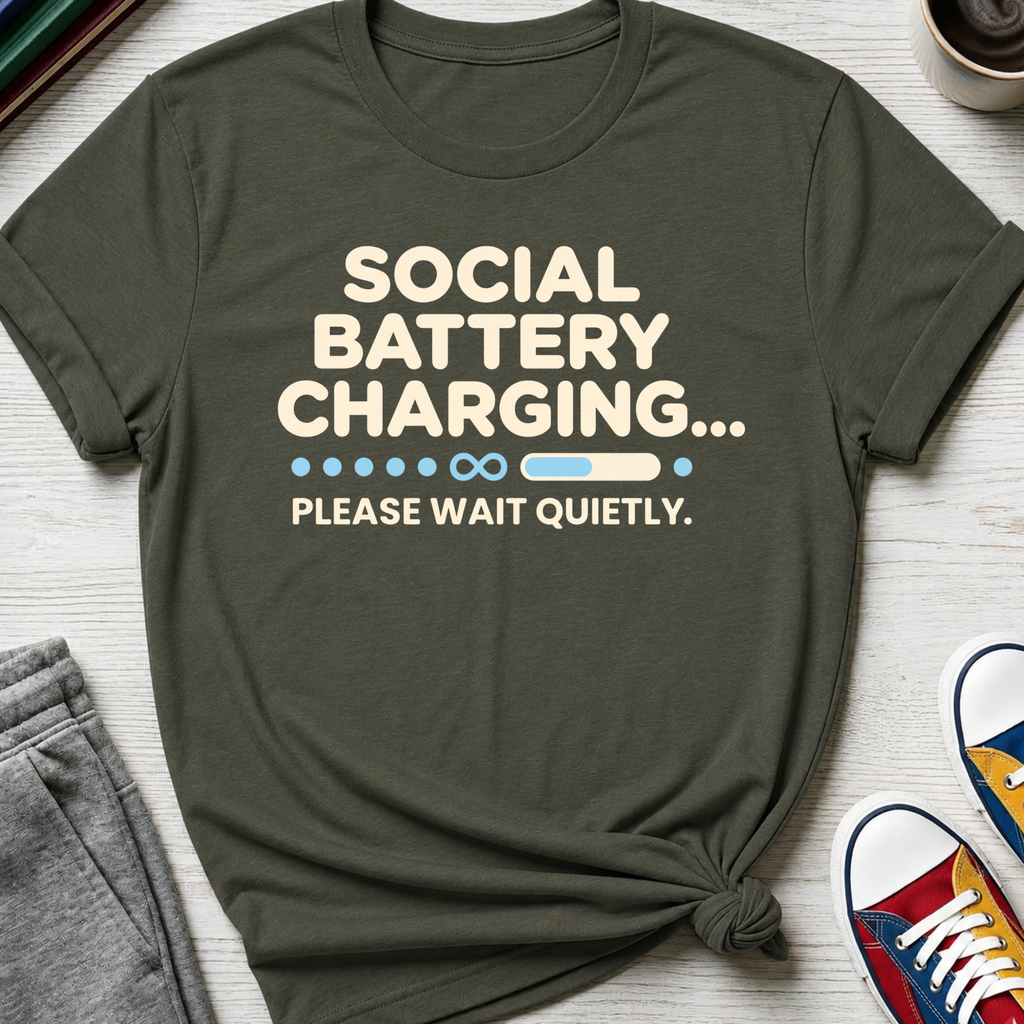 Social Battery Charging | T-Shirt