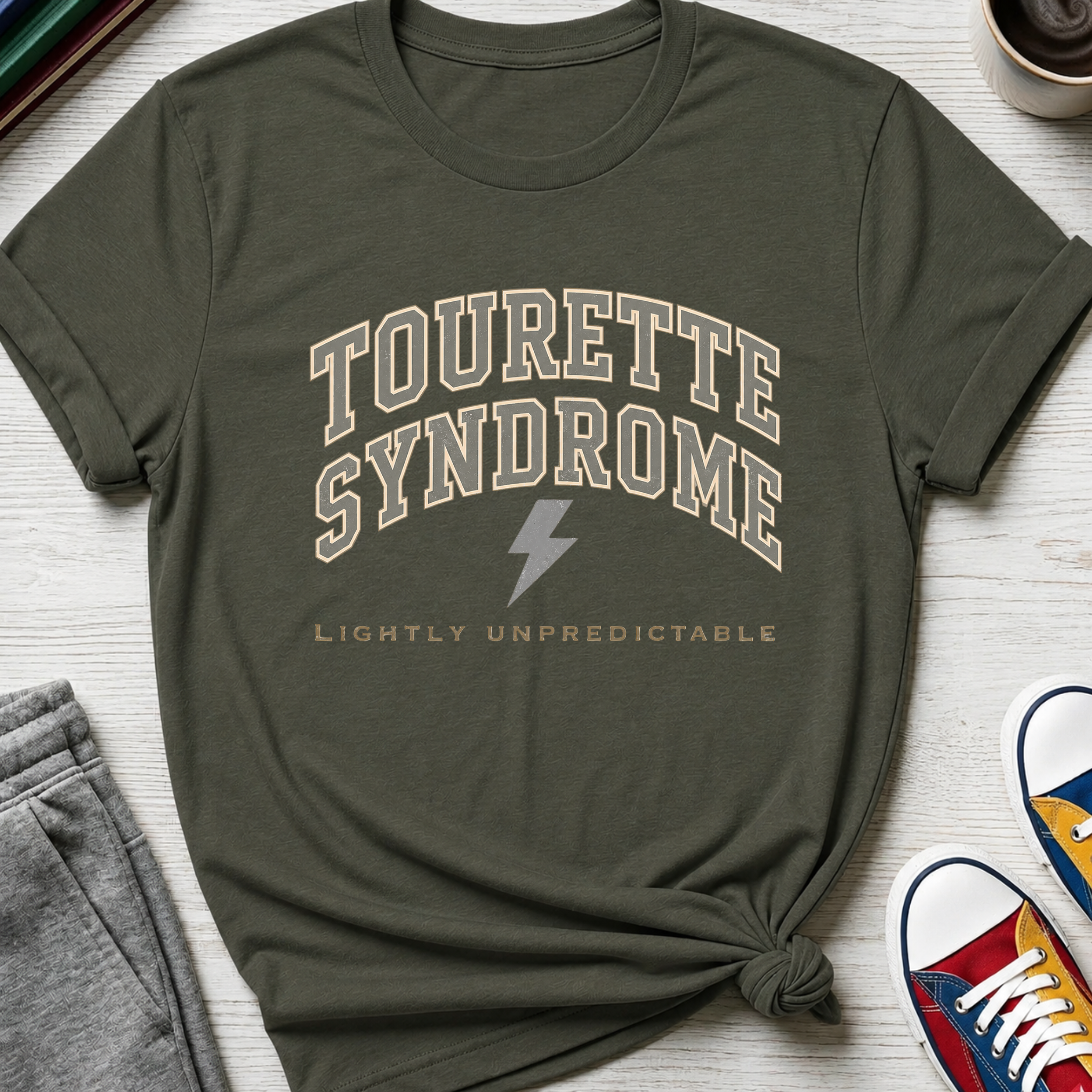 Tourette Lightly Unpredictable | T-Shirt
