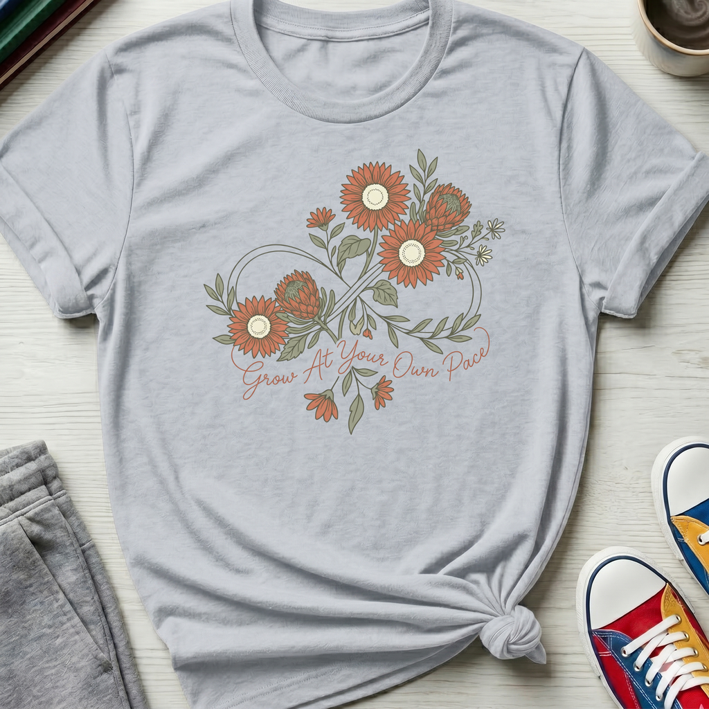 Neurodiv Grow at Your Own Pace | T-Shirt