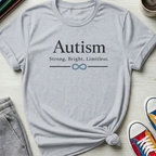 Autism Strong Bright Limitless | T-Shirt