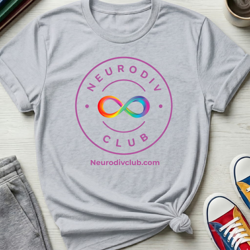 Neurodiv Club Purple Badge | T-Shirt