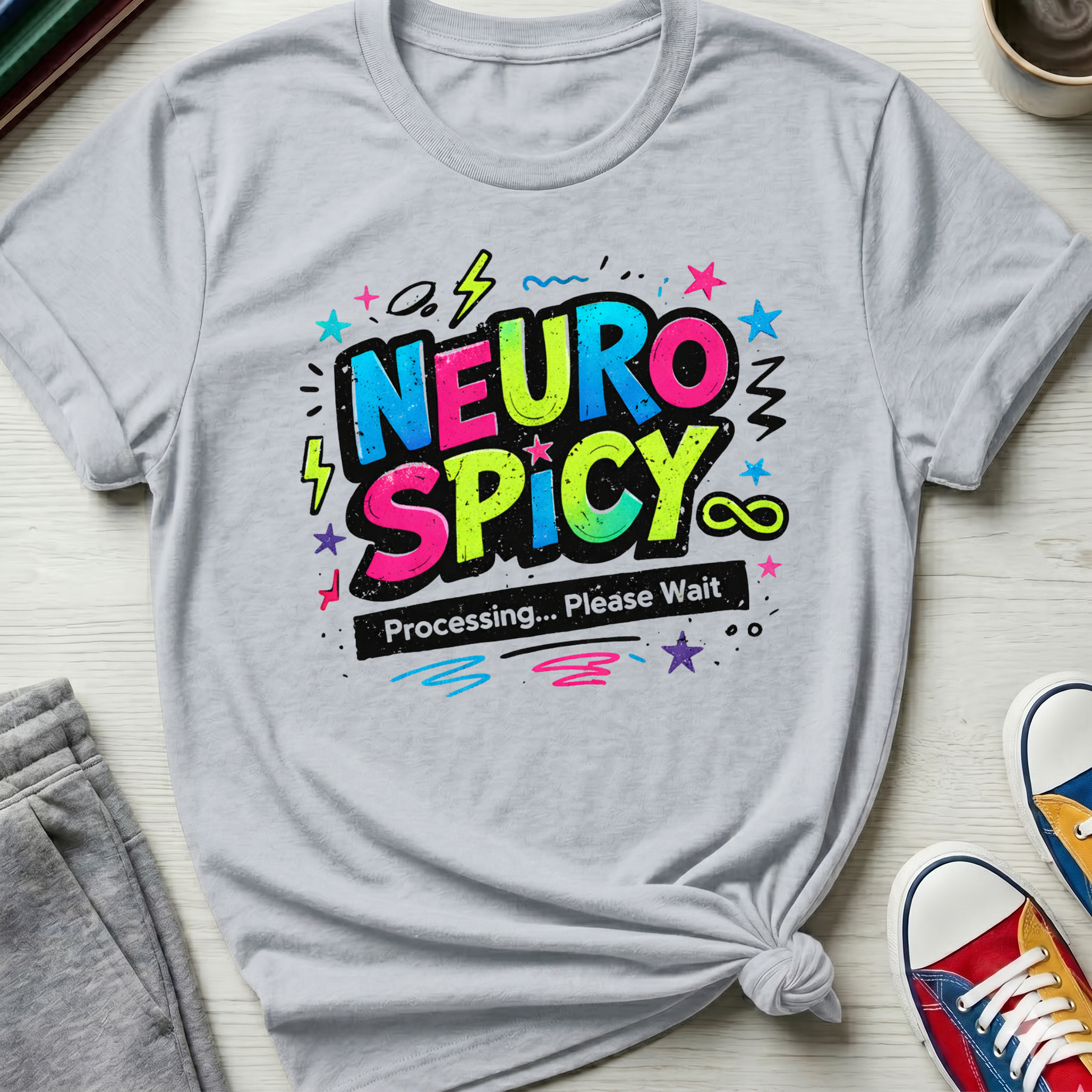 Neuro Spicy Processing Please Wait | T-Shirt