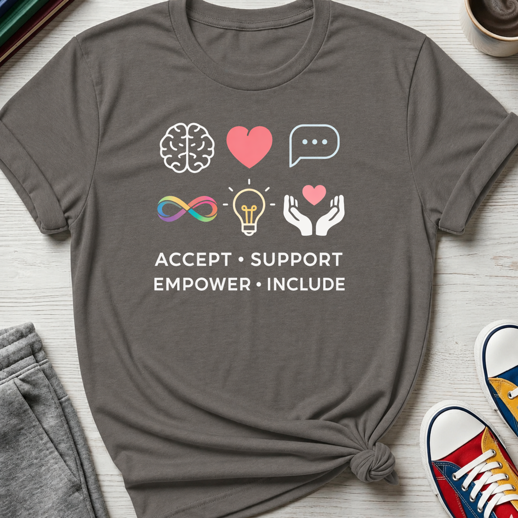 Neurodiv Accept Support Empower Include  | T-Shirt
