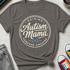 Autism Mama Badge Raising Amazing | T-Shirt