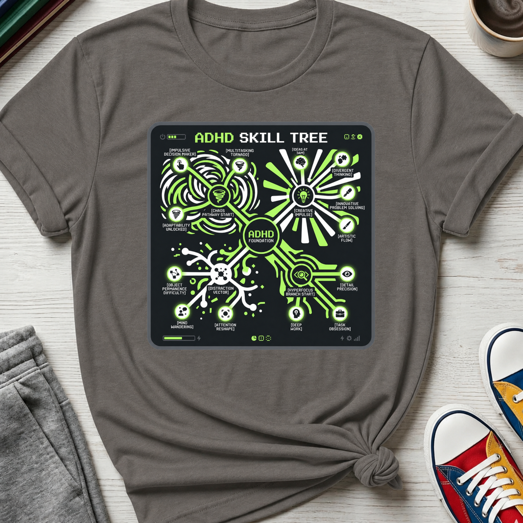 ADHD Skill Tree 2 | T-Shirt
