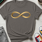 AuDHD Gold Infinity Loop | T-Shirt