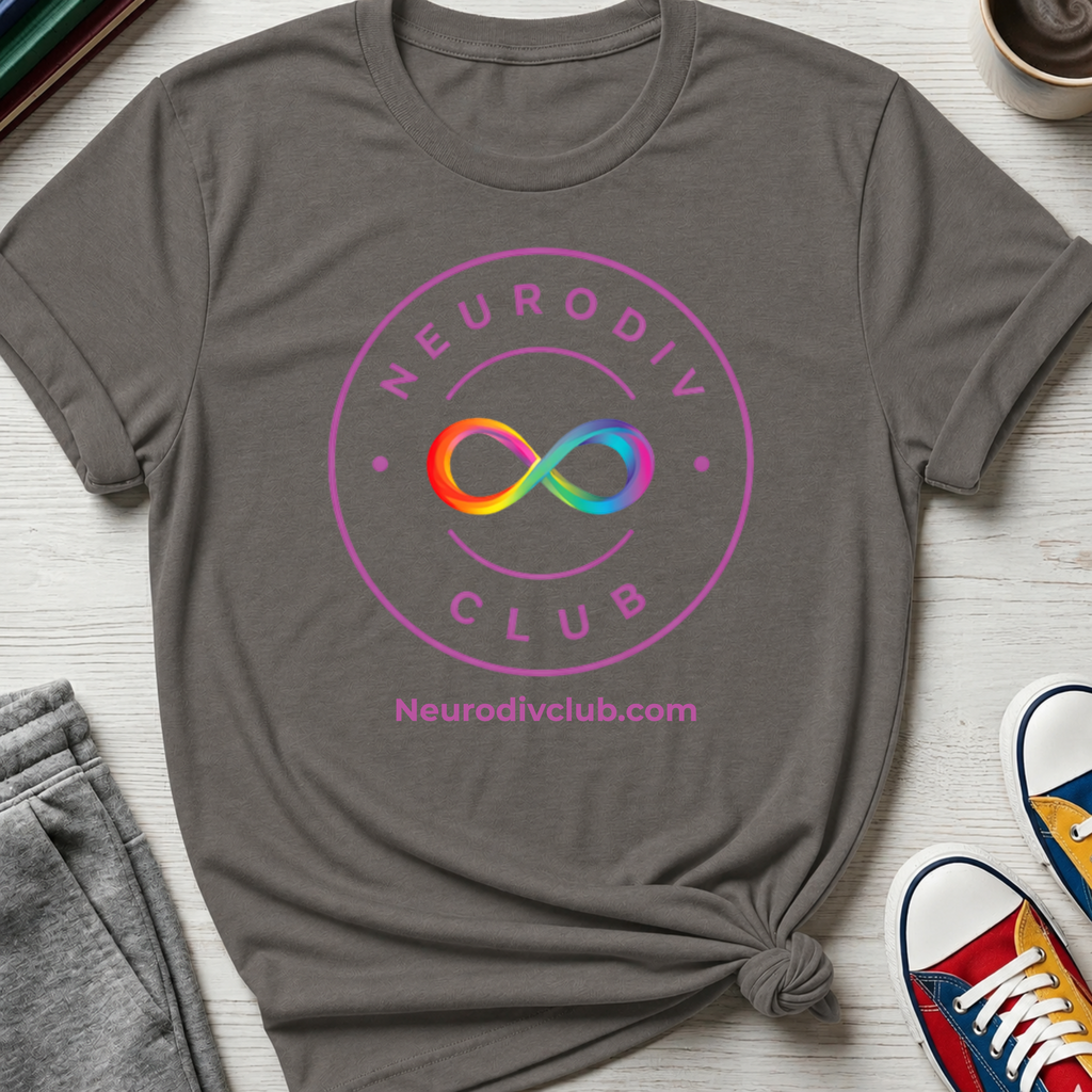Neurodiv Club Purple Badge | T-Shirt