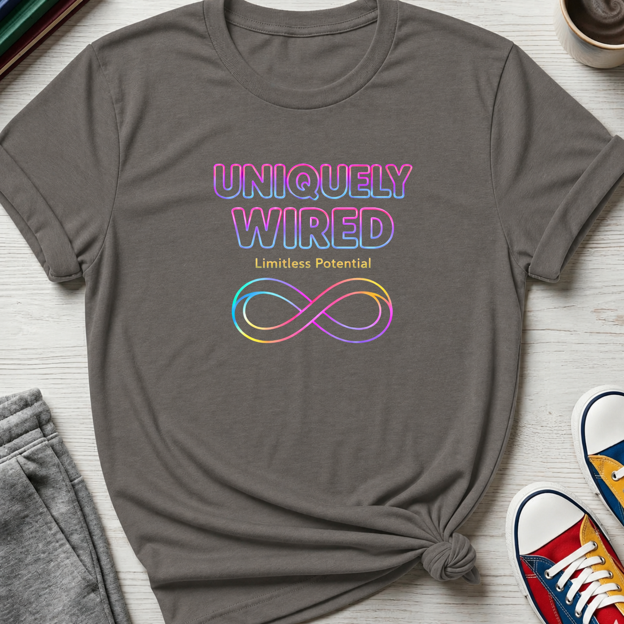 Neurodiv Uniquely Wired | T-Shirt