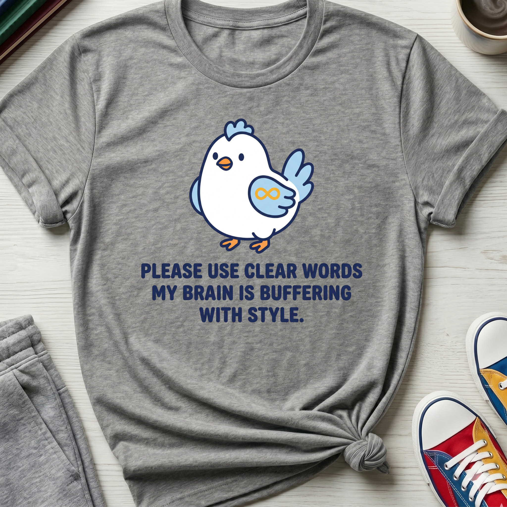 Use Clear Words Chicken | T-Shirt