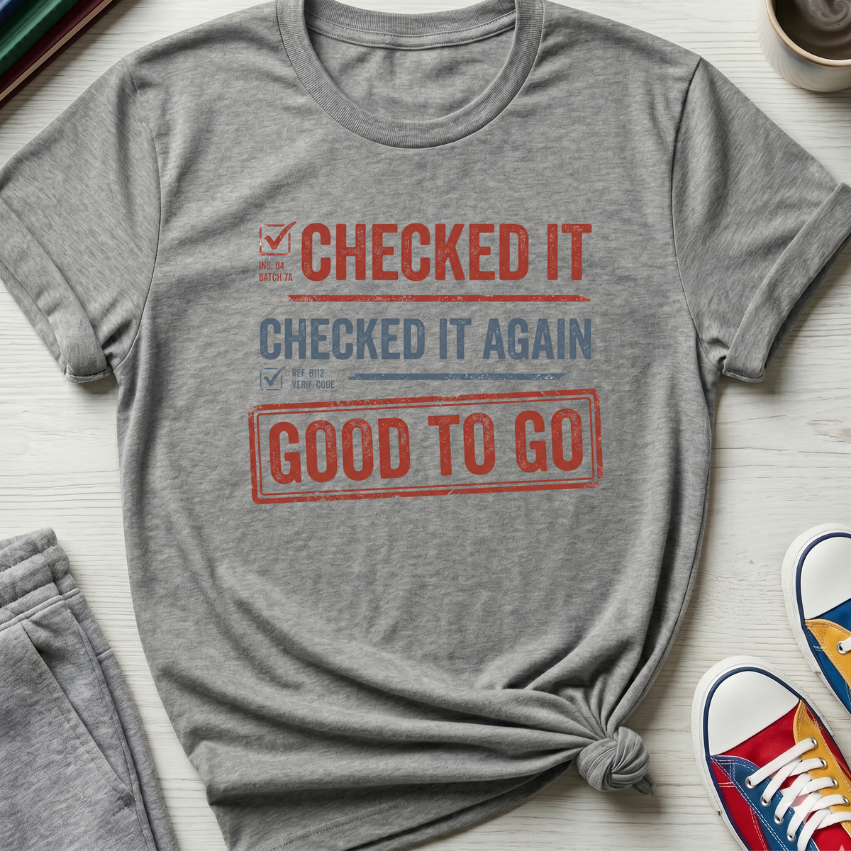 OCD Checked and Stamped | T-Shirt