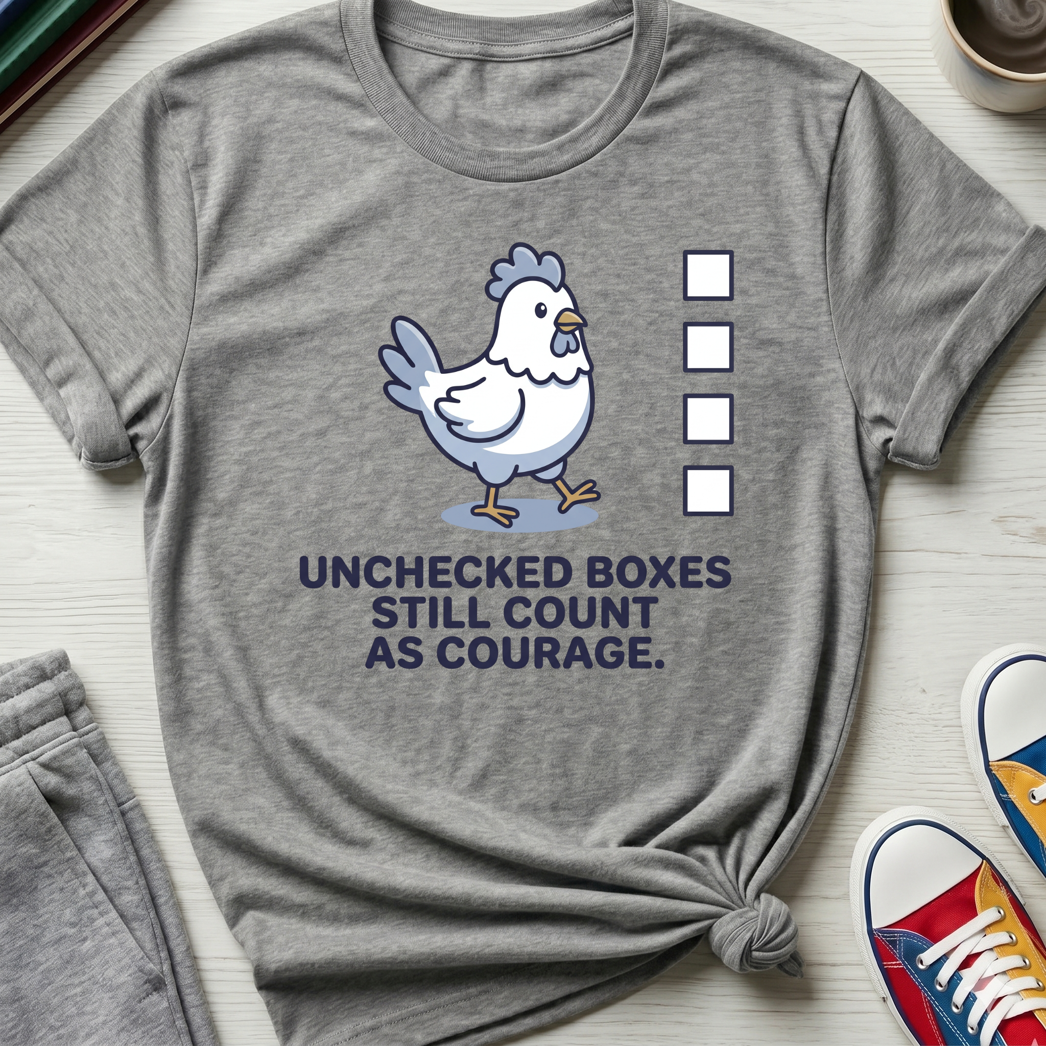 Unchecked Box Courage | T-Shirt