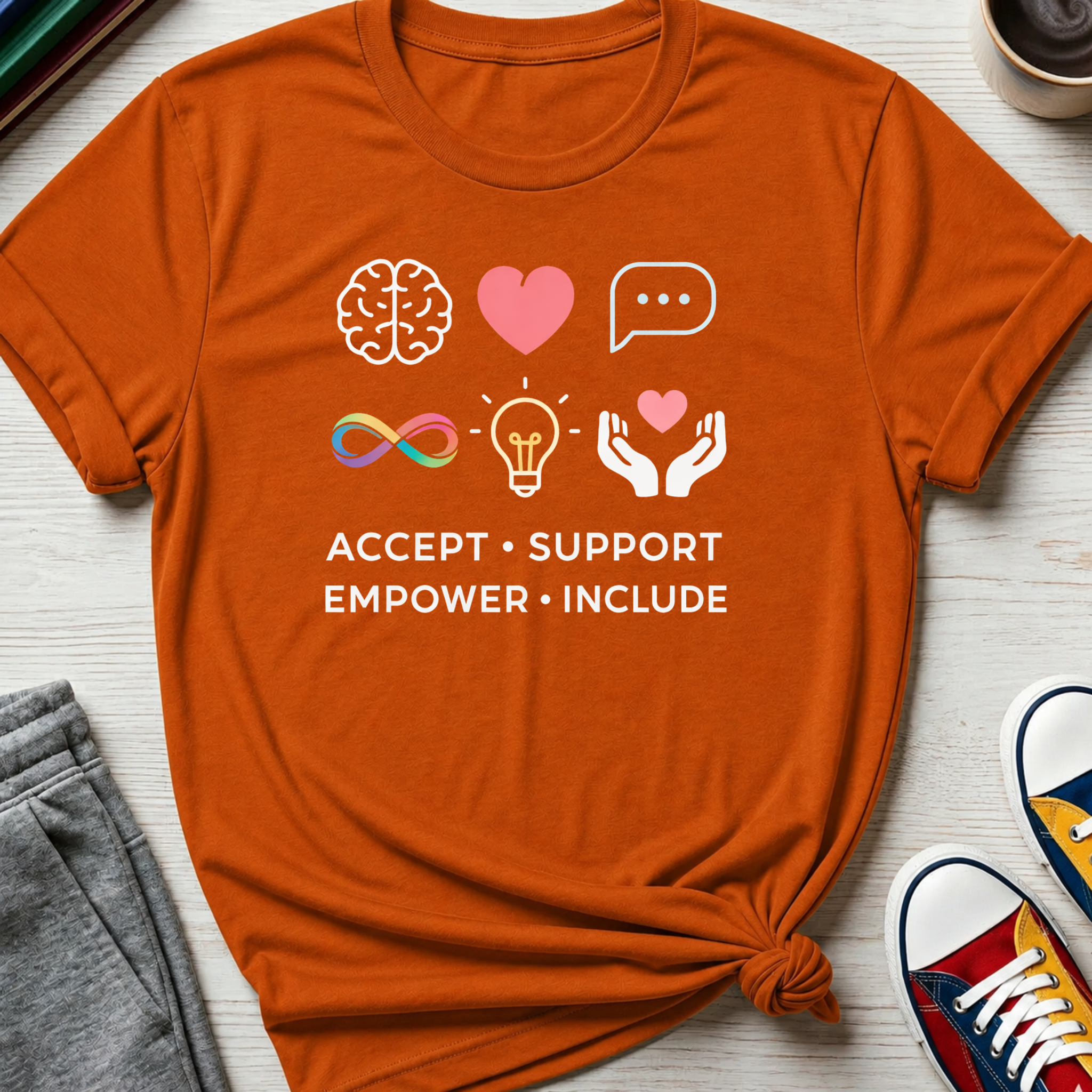 Neurodiv Accept Support Empower Include  | T-Shirt
