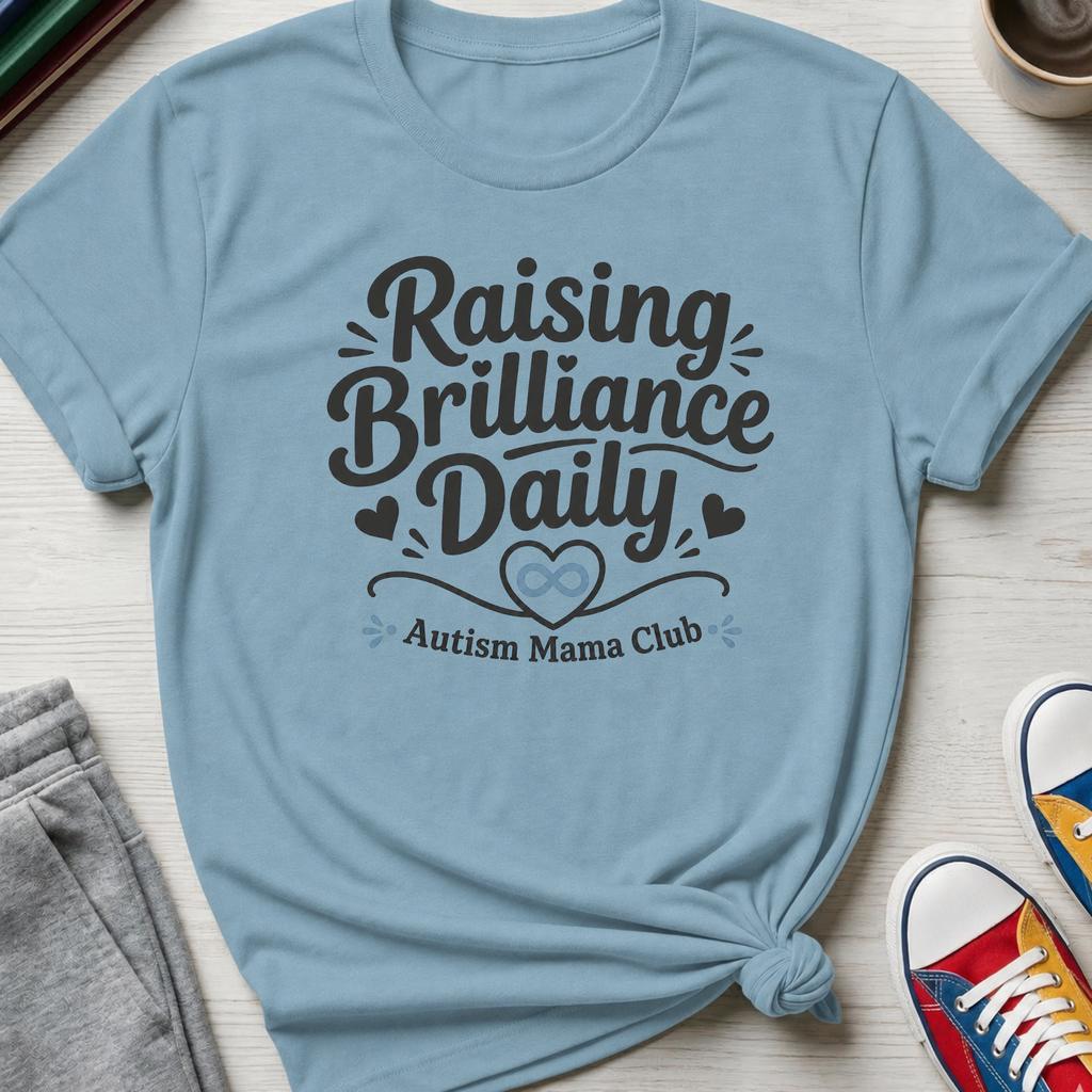 Autism Mama Raising Brilliance Daily | T-Shirt