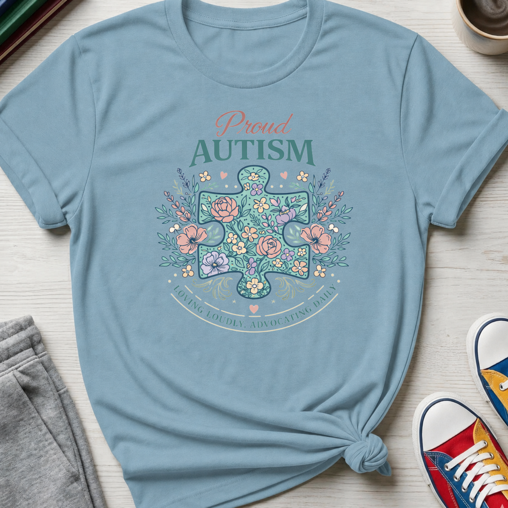Autism Proud Loving Loudly | T-Shirt