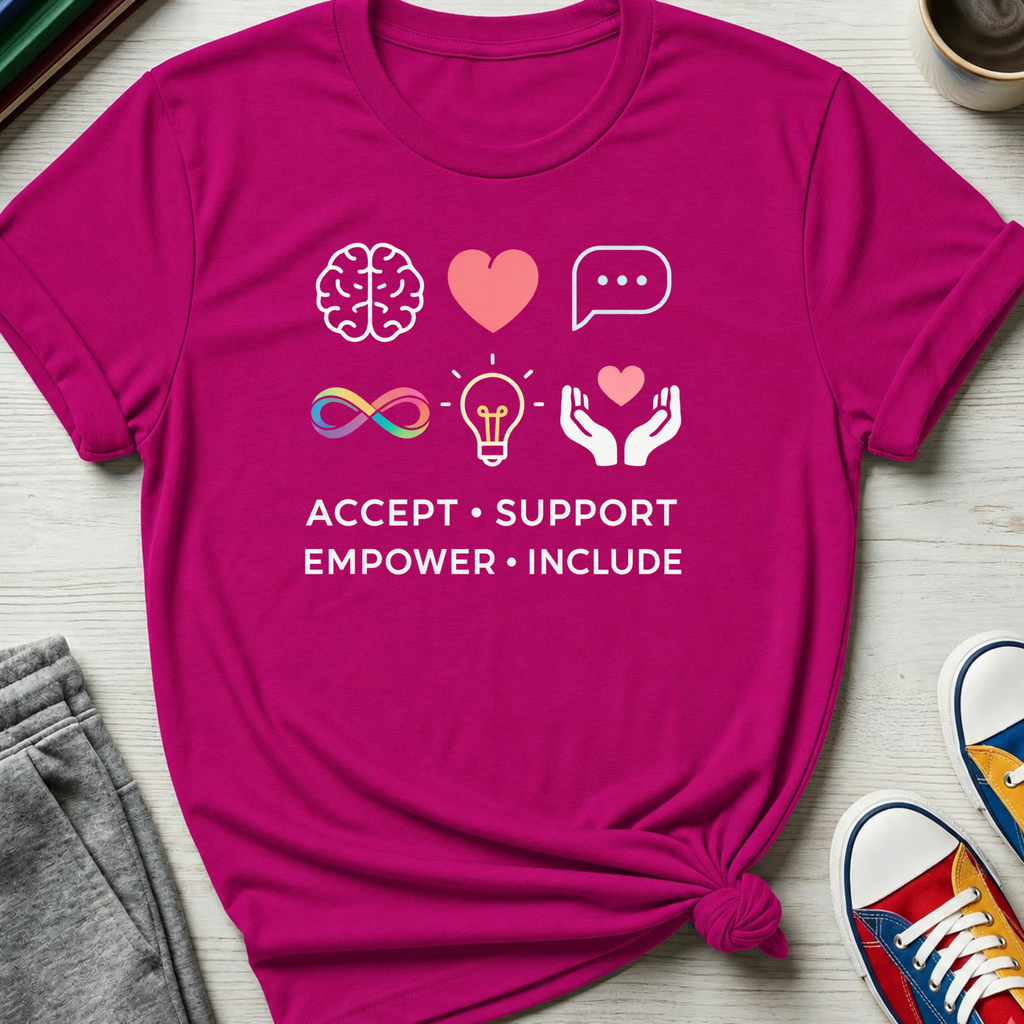 Neurodiv Accept Support Empower Include  | T-Shirt