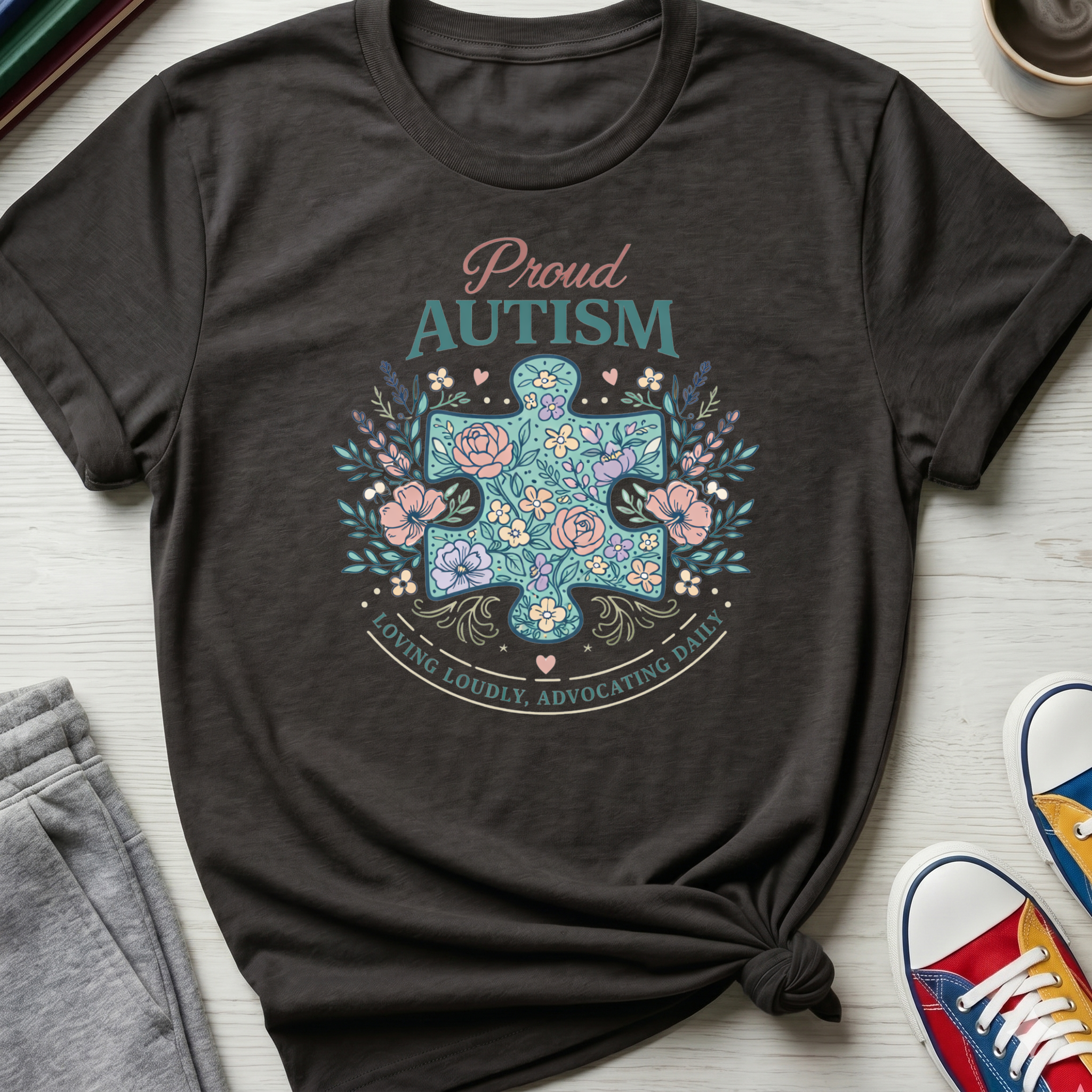 Autism Proud Loving Loudly | T-Shirt