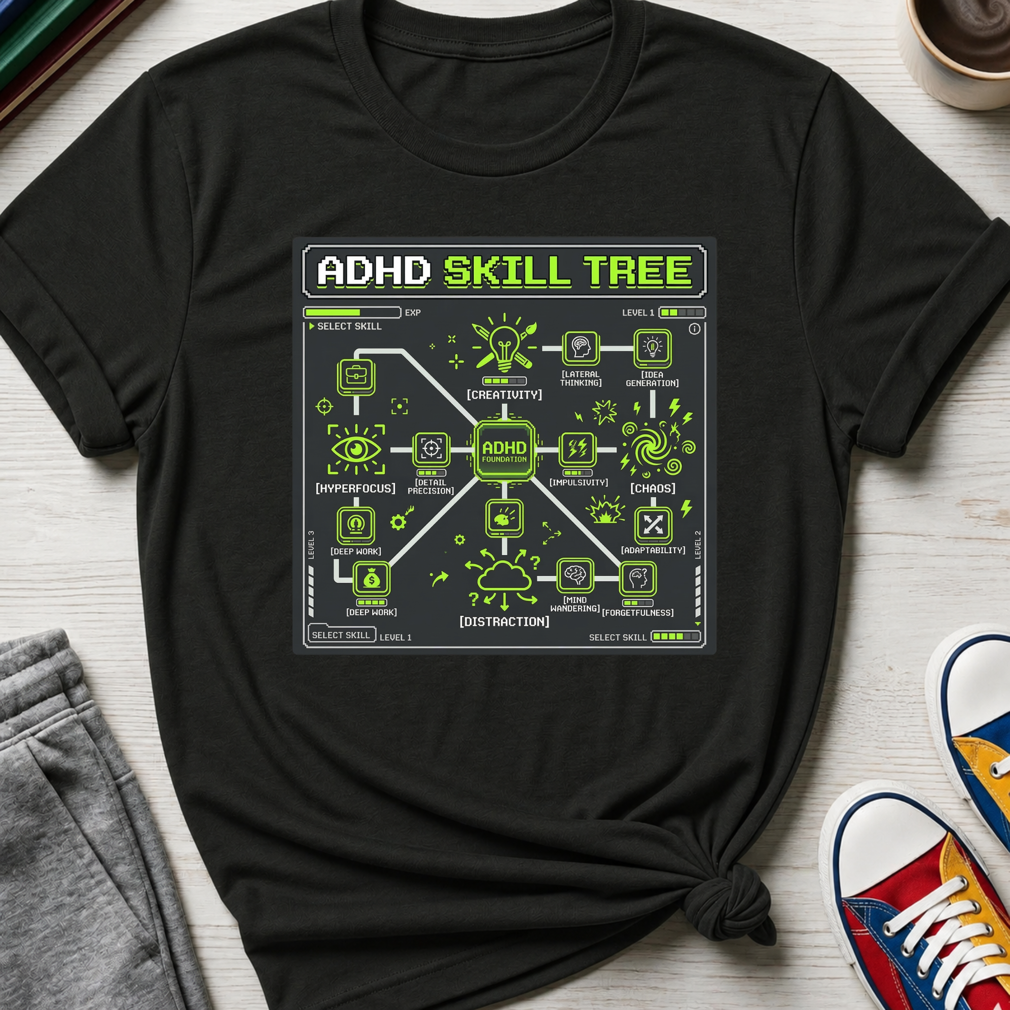 ADHD Skill Tree | T-Shirt