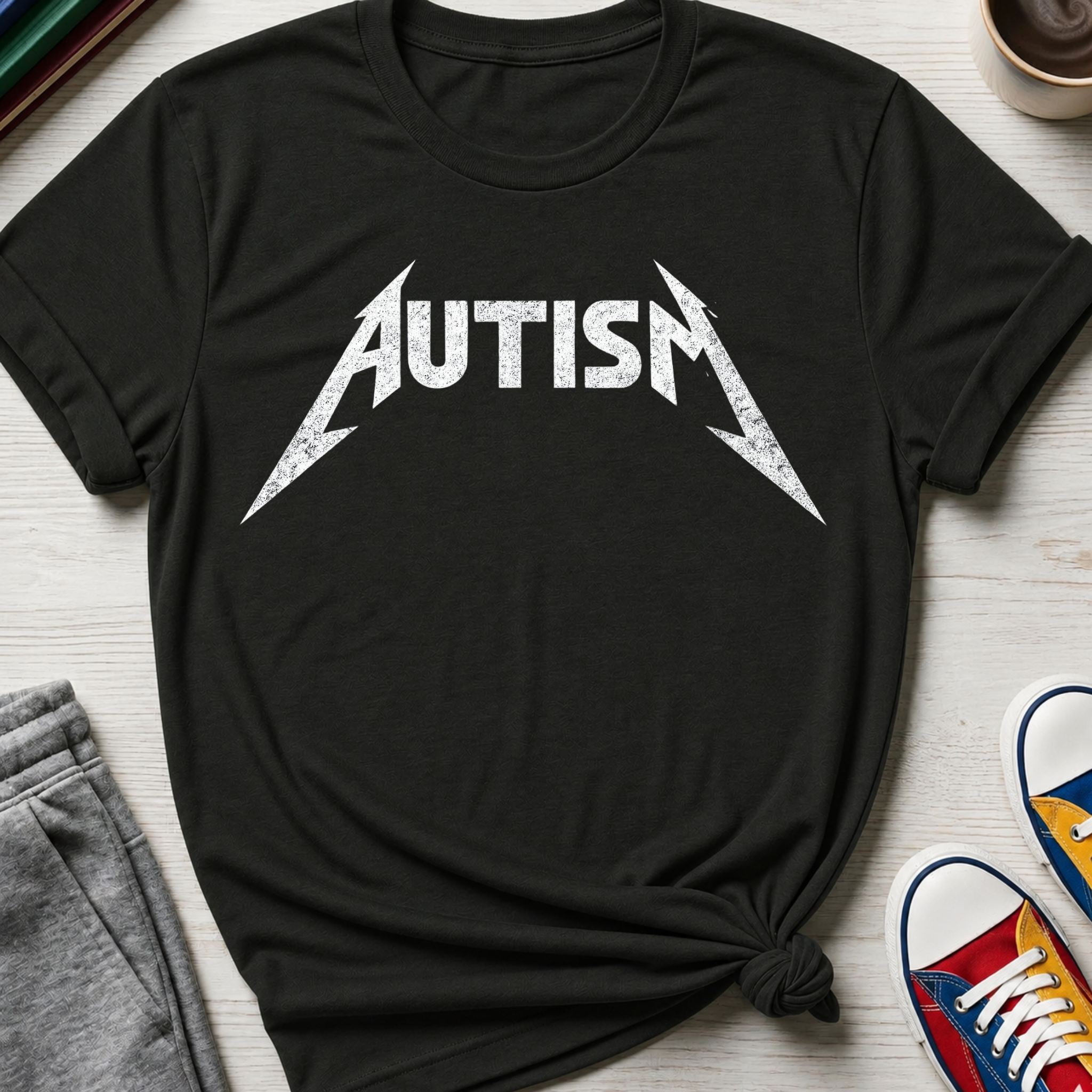 Autism Rock Band Album Cover | T-Shirt