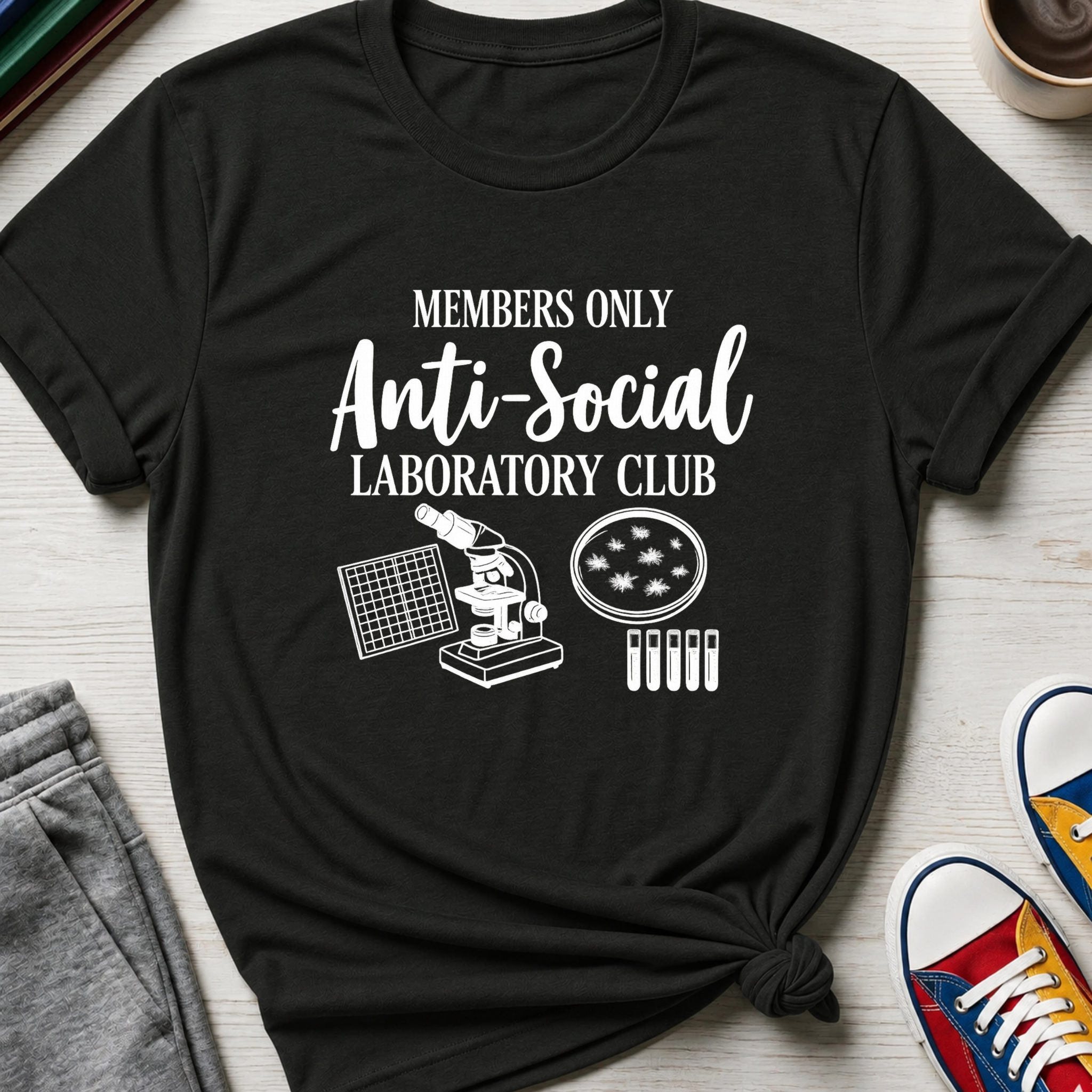 Anti-Social Laboratory Club | T-Shirt-Dark