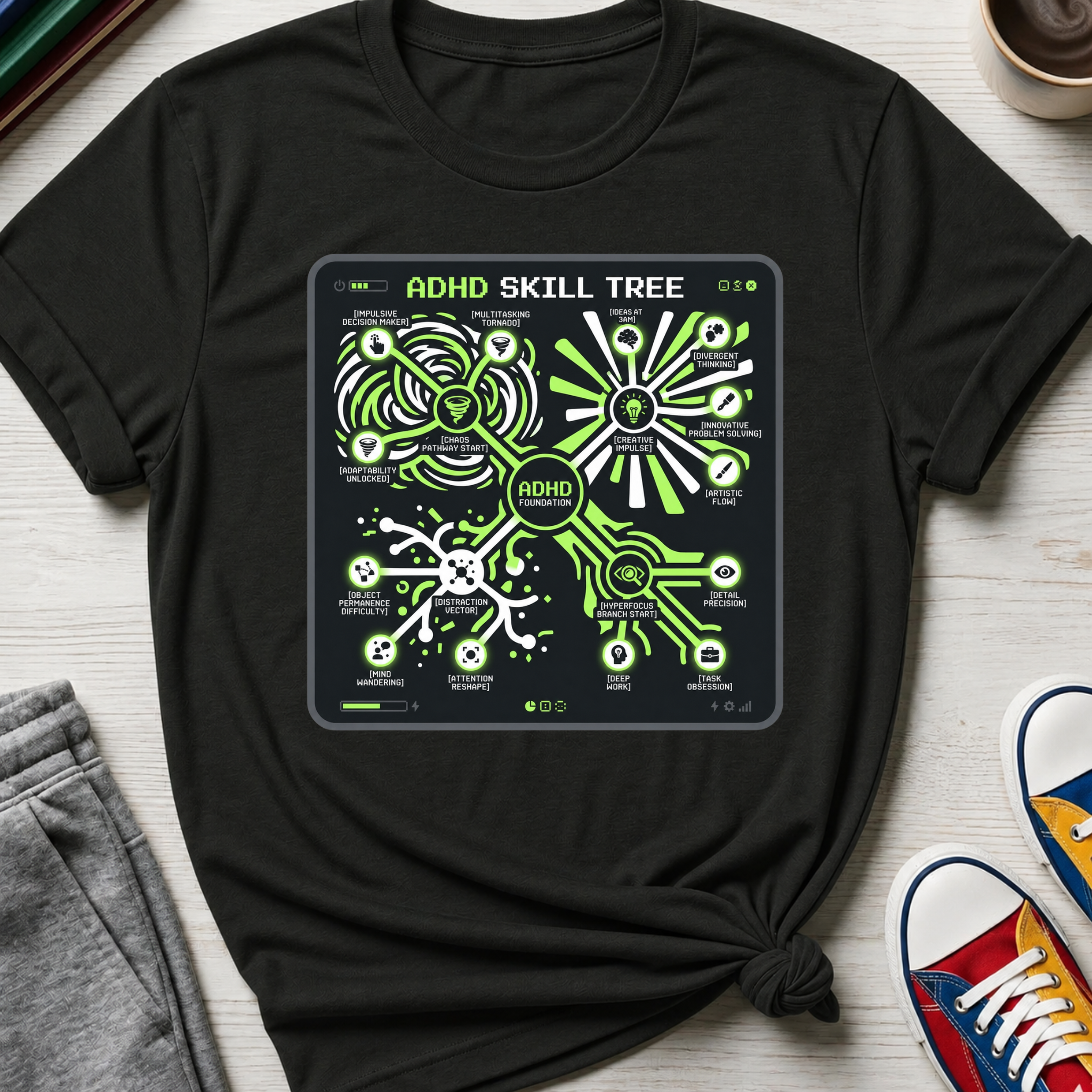 ADHD Skill Tree 2 | T-Shirt