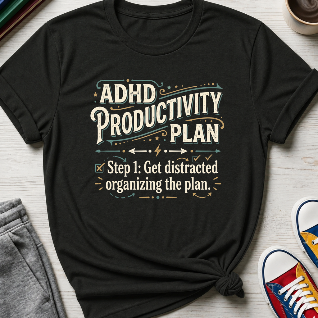 ADHD Productivity Plan | T-Shirt
