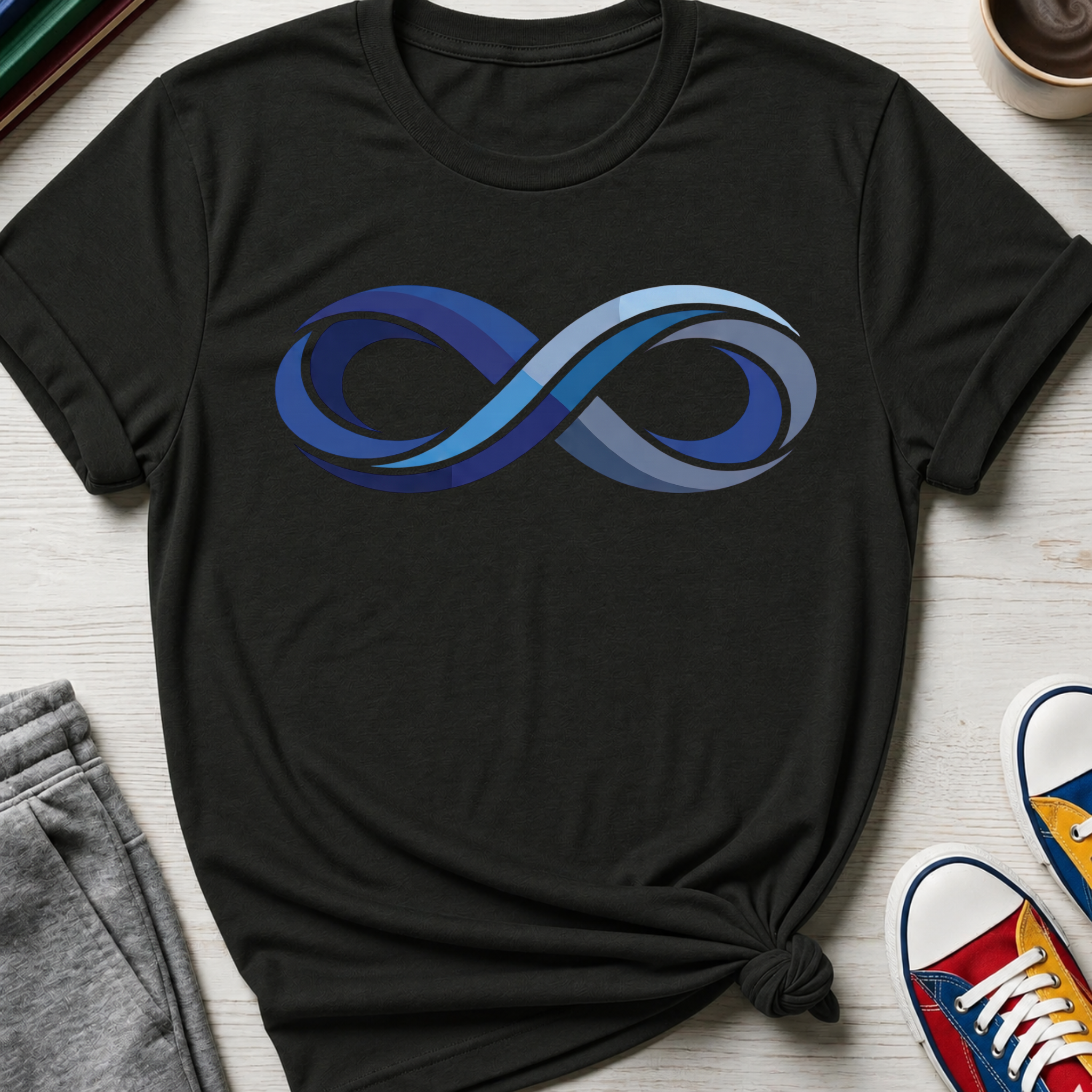 Autism Infinity Loop Edgy | T-Shirt