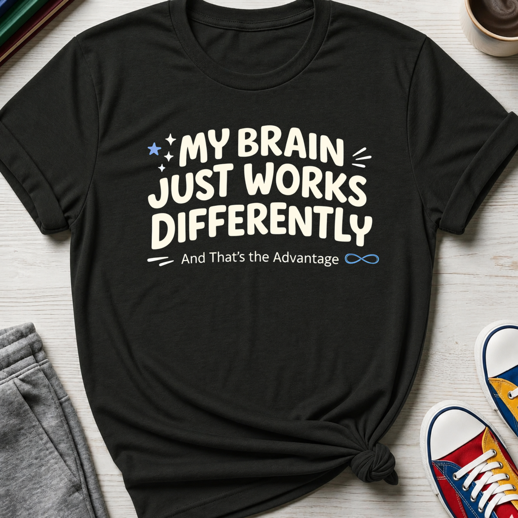 Brain Works Differently - That's the Advantage | T-Shirt