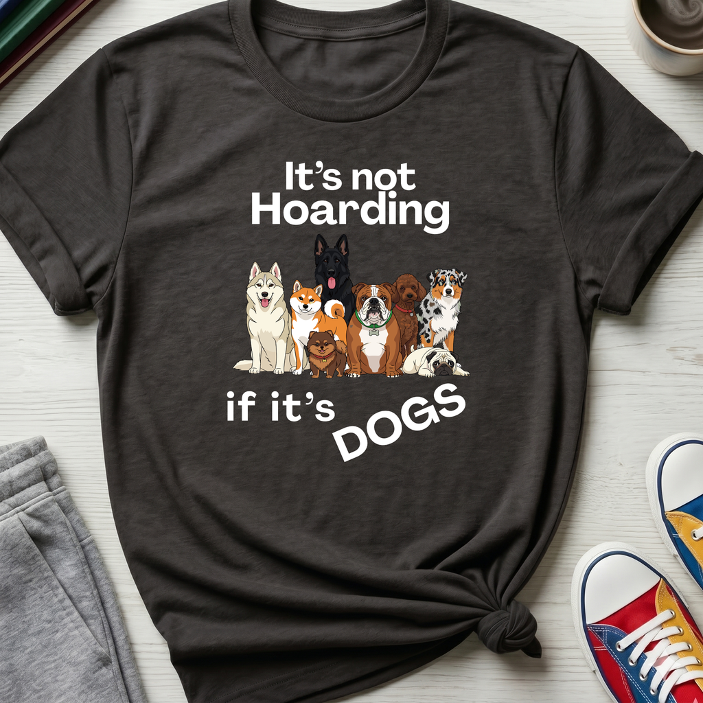 It's Not Hoarding If It's Dogs | T‑Shirt