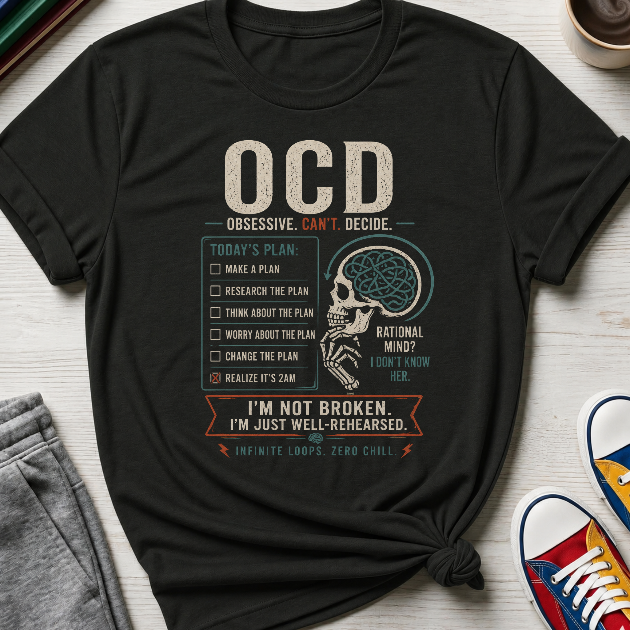 OCD Obsessive Can't Decide | T-Shirt