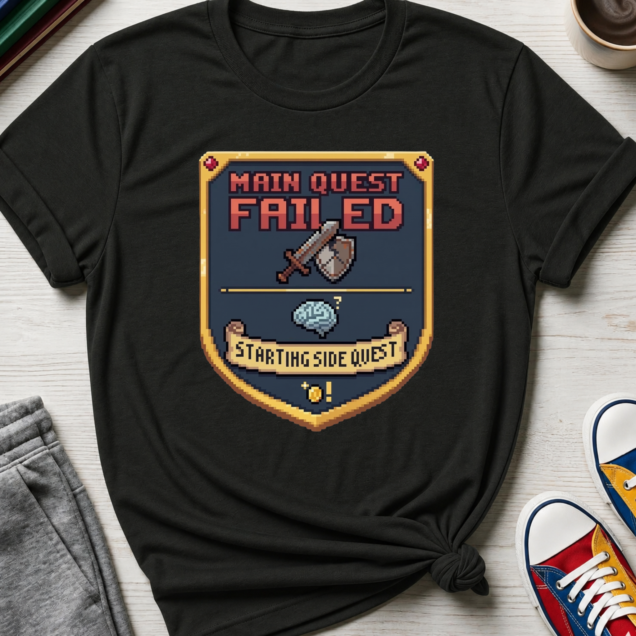 Main Quest Failed | T-Shirt