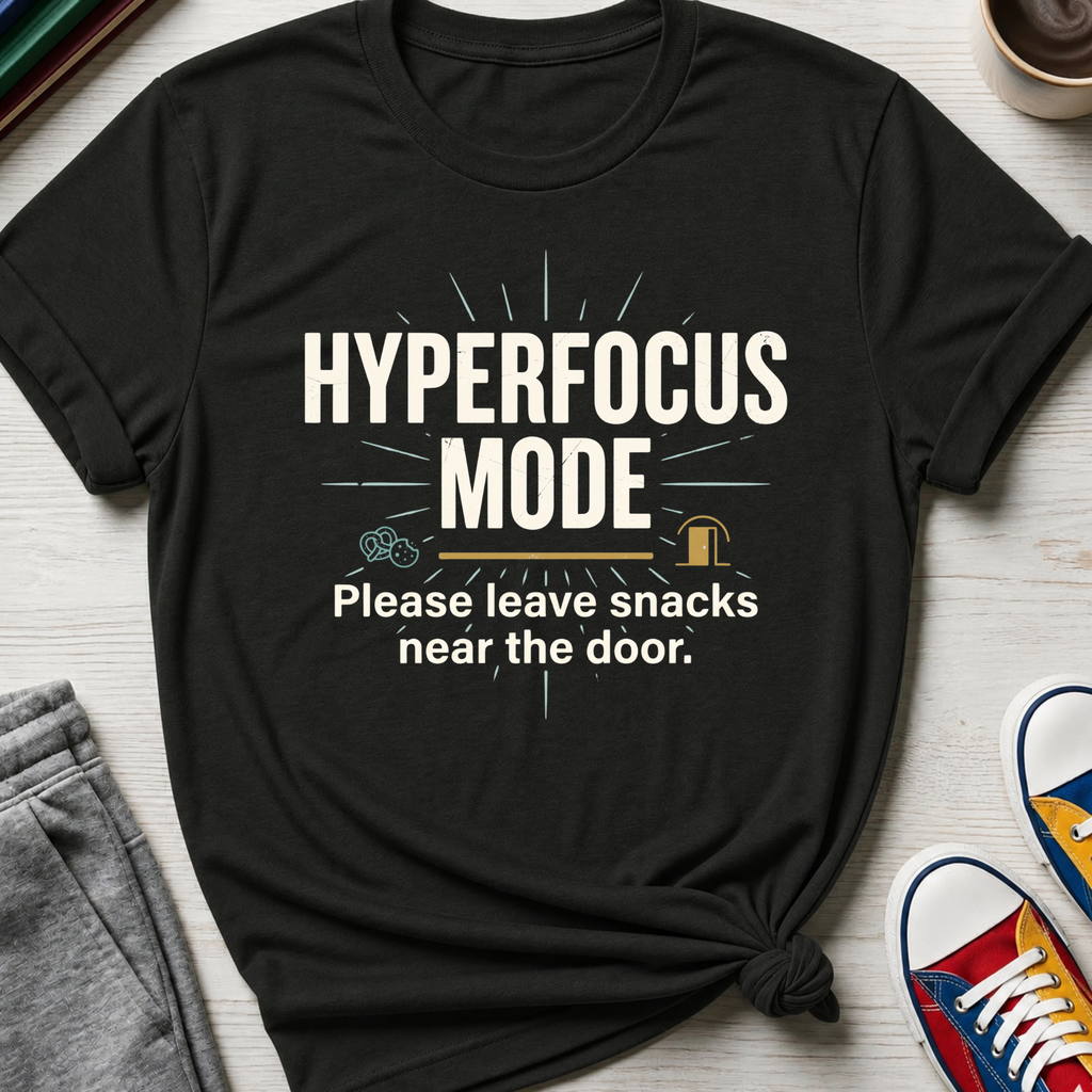 Hyperfocus Mode Leave Snacks | T-Shirt