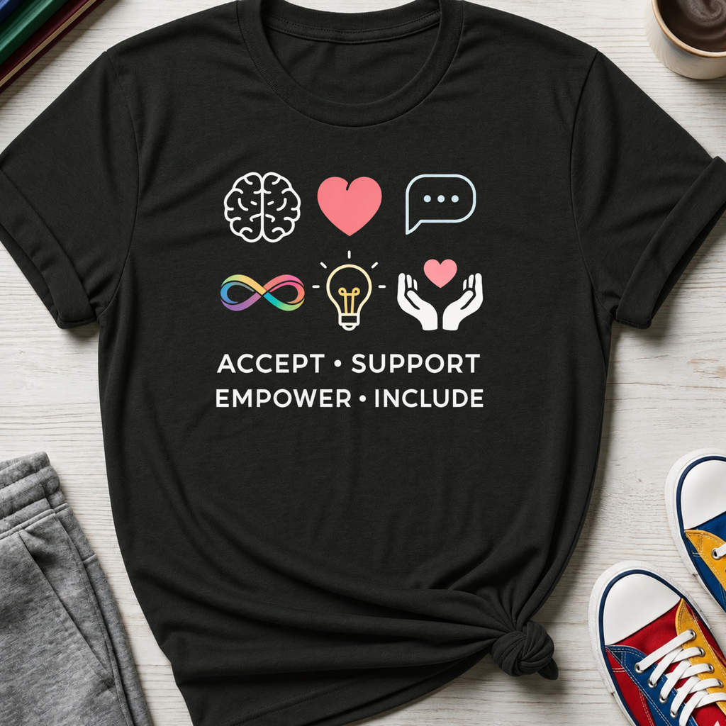 Neurodiv Accept Support Empower Include  | T-Shirt