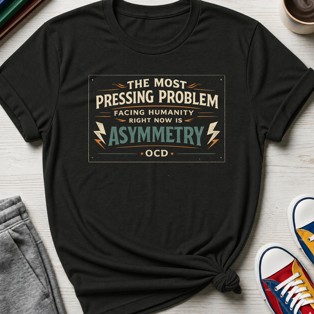 OCD Pressing Problem Asymmetry | T-Shirt
