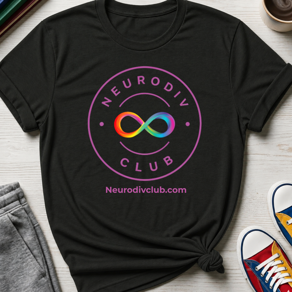 Neurodiv Club Purple Badge | T-Shirt