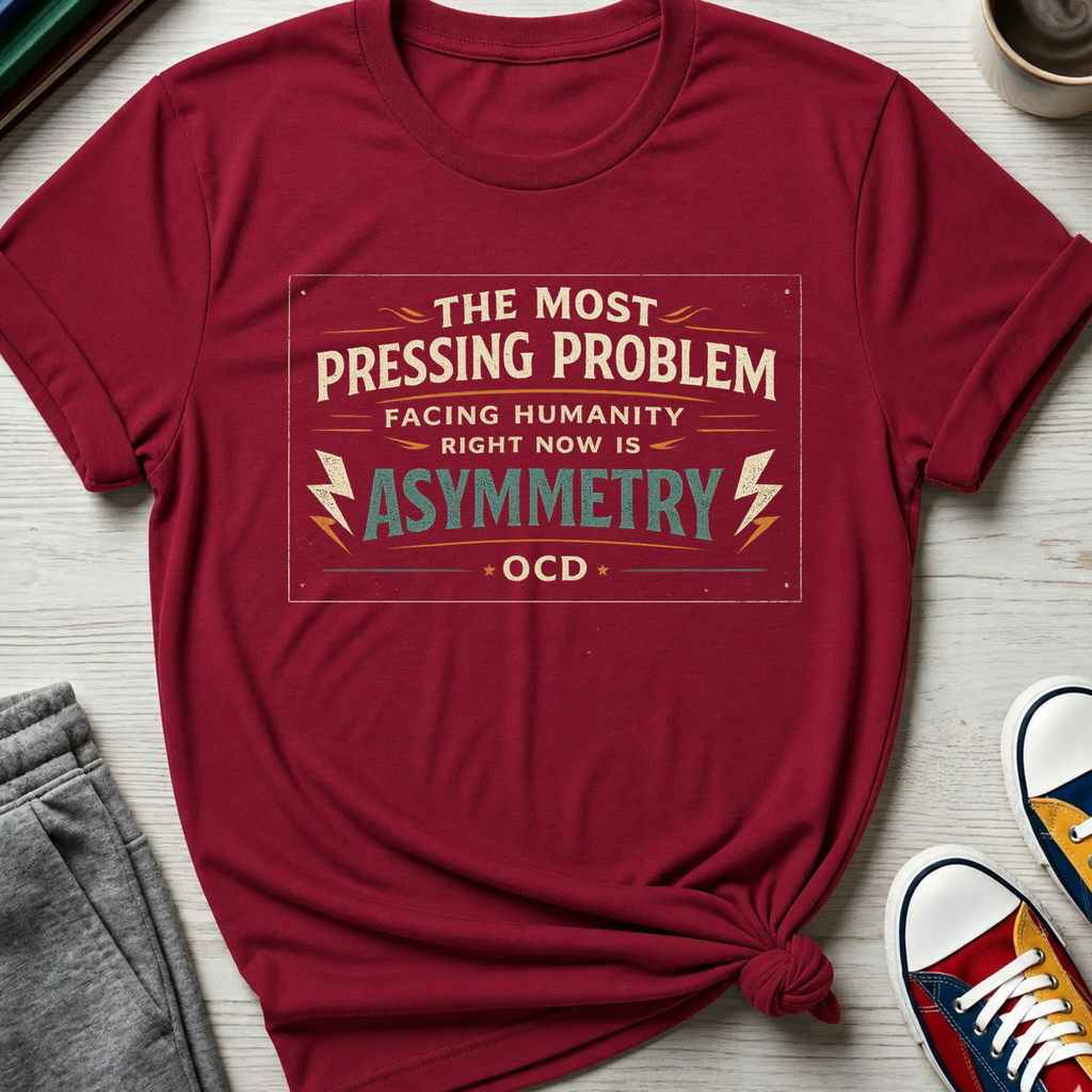 OCD Pressing Problem Asymmetry | T-Shirt