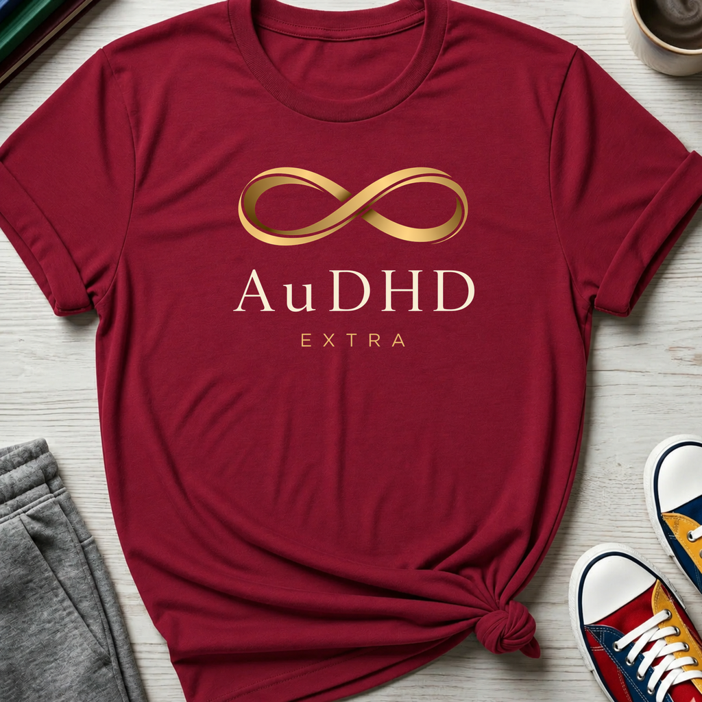 AuDHD Gold Infinity Extra | T-Shirt